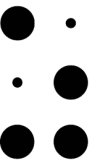 Figure 5a: Braille pattern for letter z.